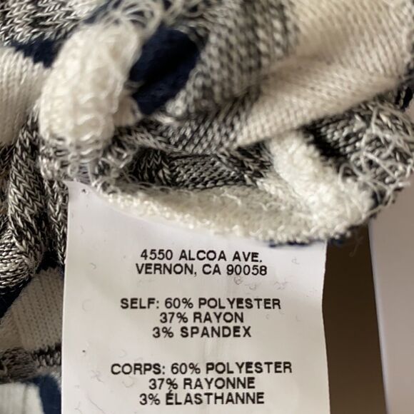 ASTR The Label -Stripe Front Deep Plunge Bodysuit - Picture 8 of 9